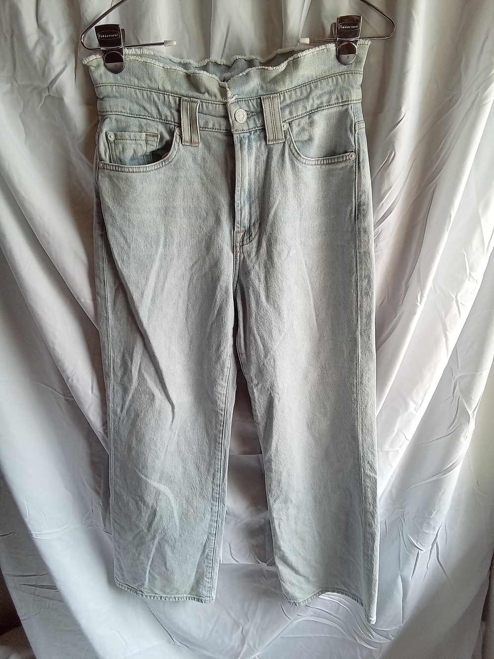 7 For All Mankind Light Wash‎ Wide Leg Jeans 28